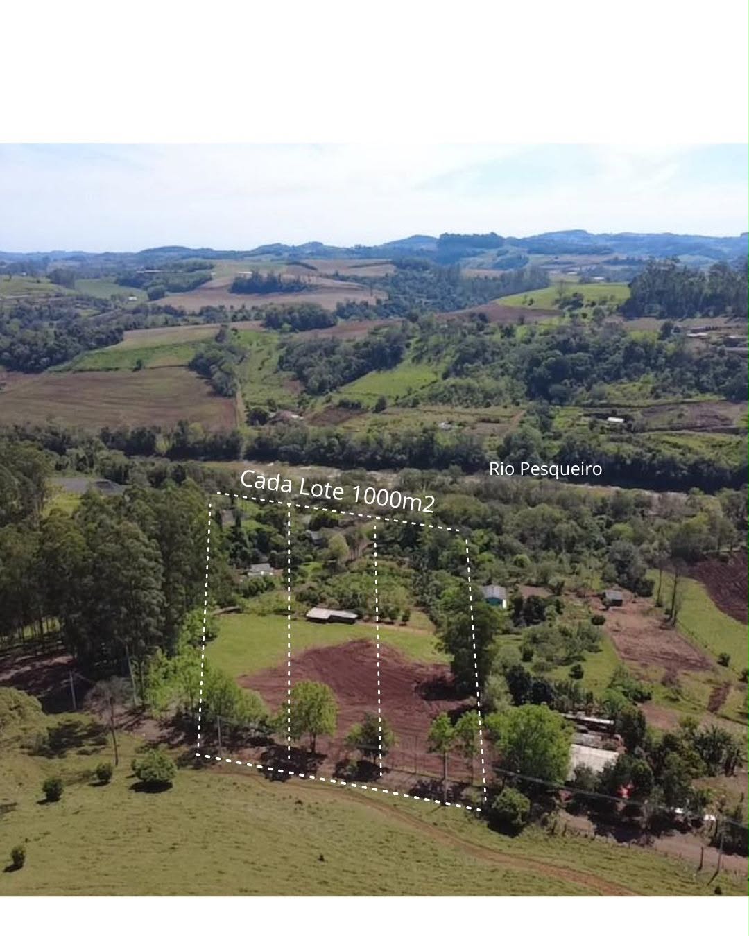  Terrenos de 1.000 m² encostados no Camping Salto Meia Lua – Nova Erechim/SC 🏞️